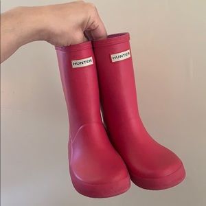 Hunter rain boots